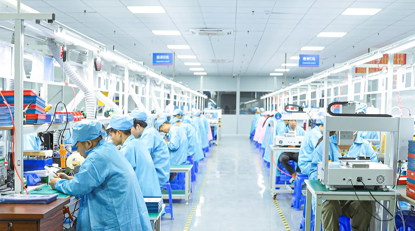 Clean and Bright Starmax Smart Watch Assembly Line