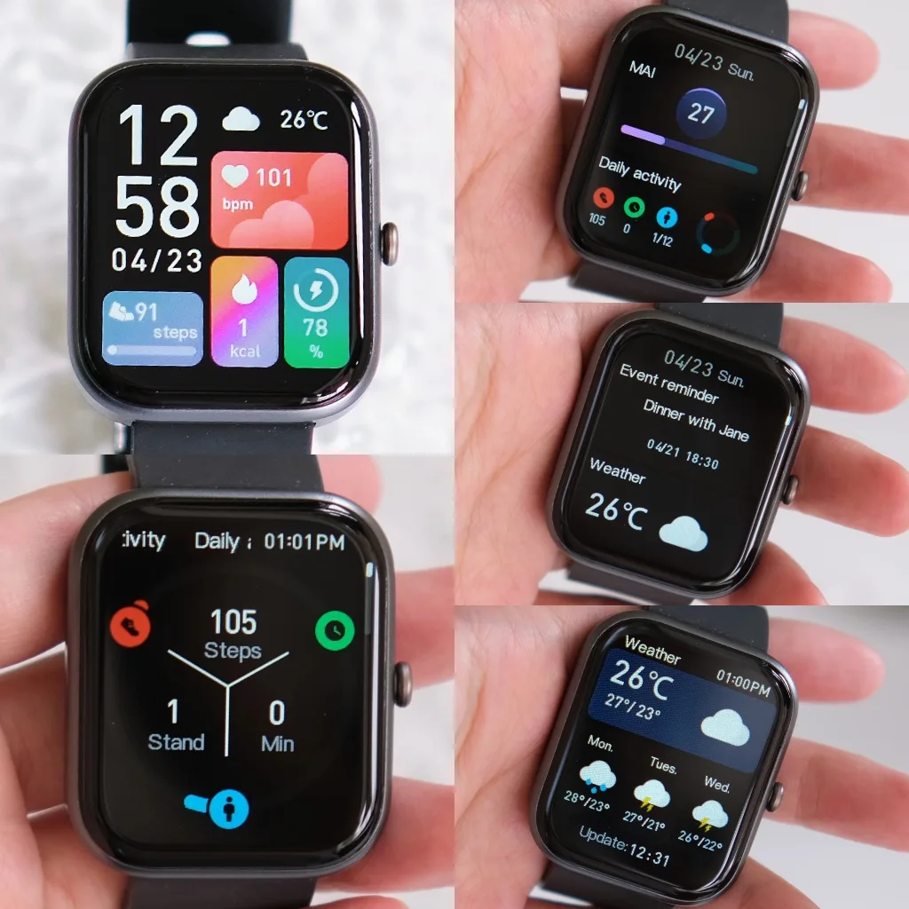 Starmax GTS5 Smart Watch Clear and Simple UI Design