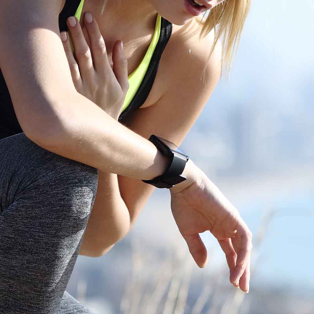 Taking Breath Training with a Smart Watch
