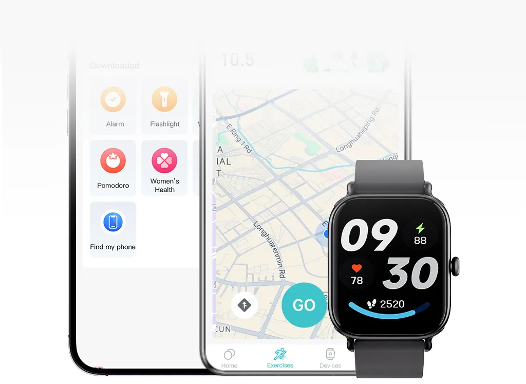 CX3 Smart Watch-Sync with App-1
