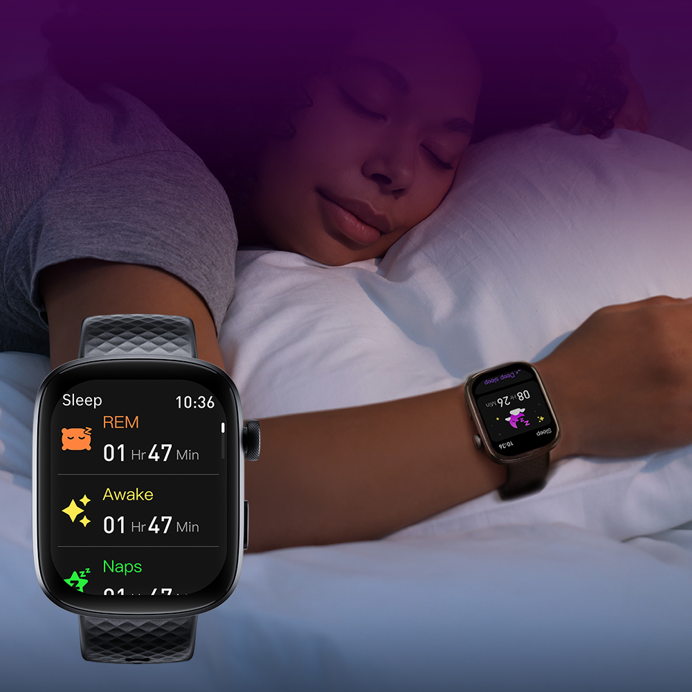 GTS8 AMOLED Smart Watch - Sleep Tracking with REM