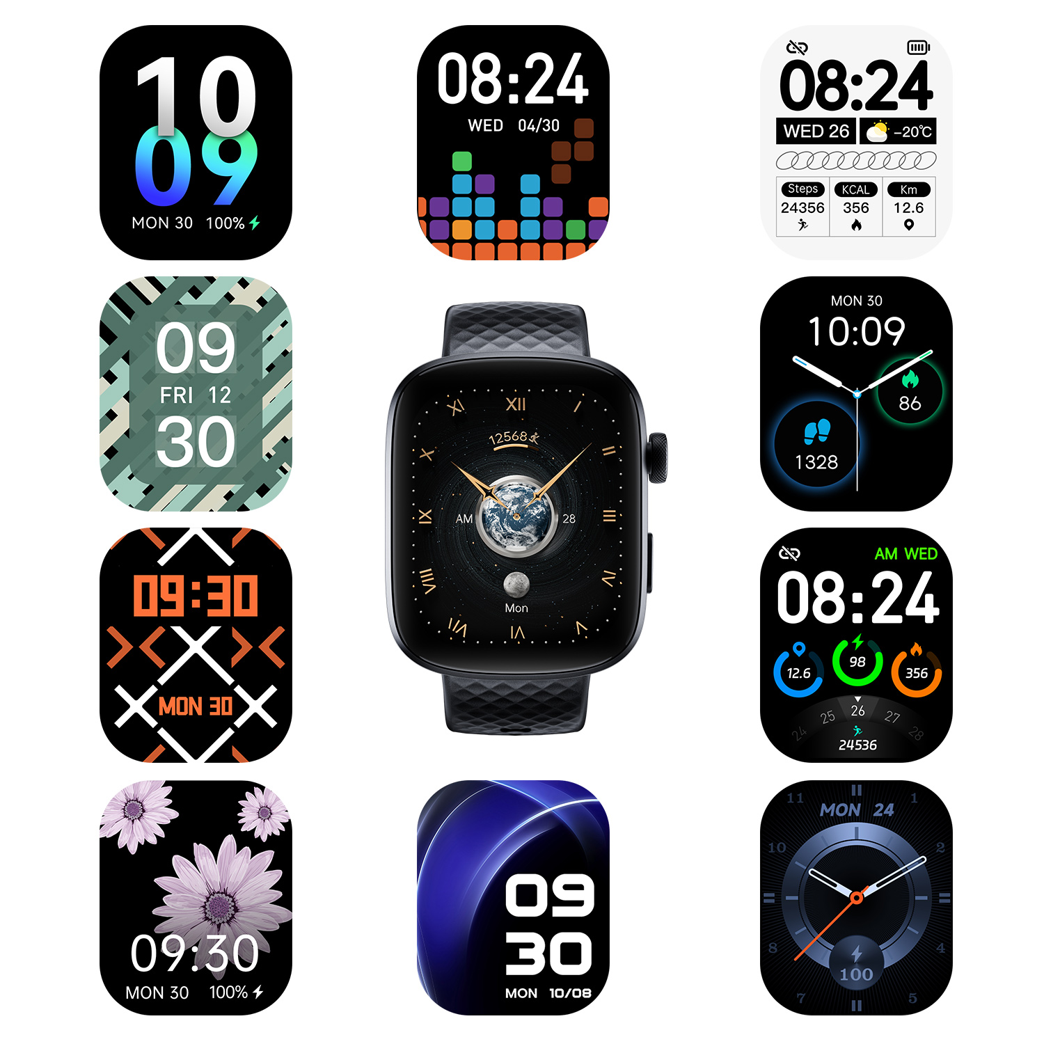 GTS8 AMOLED Smart Watch - Unique Dynamic Watch Faces